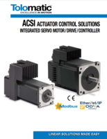 ACSI SERIES: ACTUATOR LINEAR CONTROL SOLUTIONS LINEAR SOLUTION INTEGRATED SERVO COMPONENTS